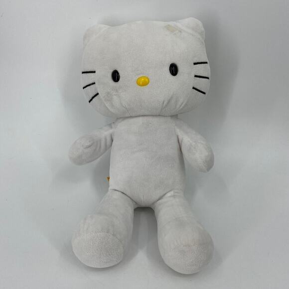Build A Bear Hello Kitty Sanrio Plush Cat White Stuffed 19 Inch NO BOW - Picture 14 of 14